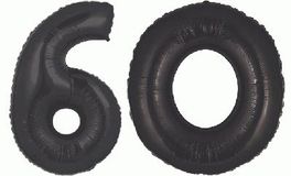 40inch Megaloon Twin Pack 60 Black - Clearance